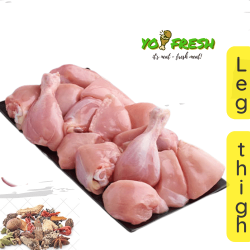 Chicken leg with thigh - curry cuts ( 1kg-2kg )
