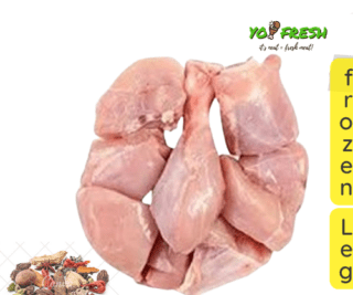 frozen chicken leg with thigh cut