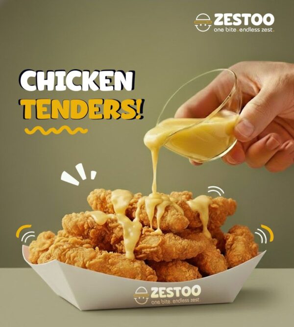 Cheesy Chicken Stripes